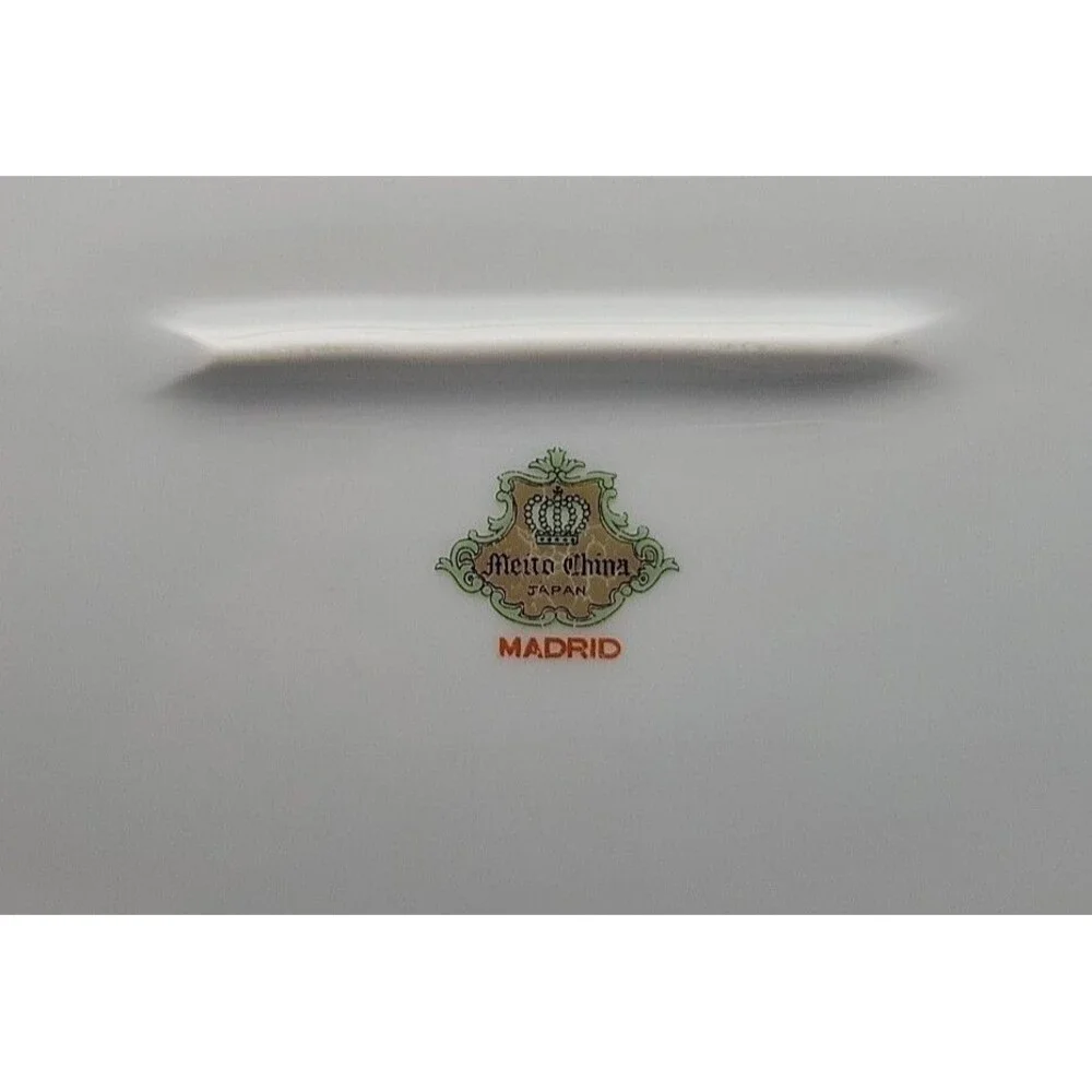 Vtg Meito China Japan Madrid Oval Serving Platter 14